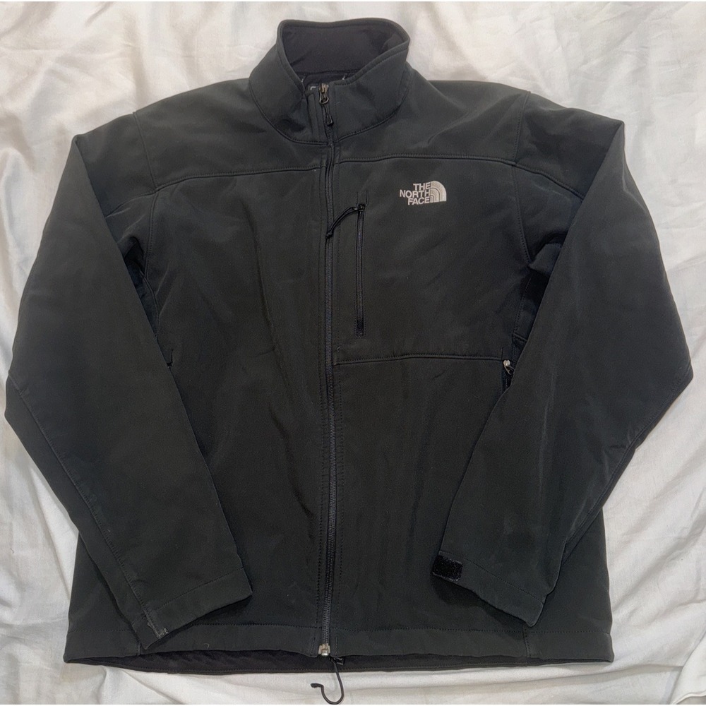The North Face Apex Bionic Softshell Jacket Black Size Large Flaws